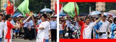 奧運圣火抵達惠州，旭日集團總經(jīng)理，常宏公司董事長楊勛擔任火炬手